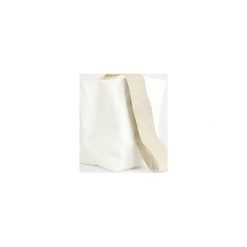 BIAŁA TORBA Z PAPIERU WASHABLE. Białe torebki klasyczne damskie Proudly designed, w paski, małe, bez dodatków. Za 149,00 zł.
