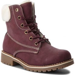 Trapery NELLI BLU - CS722-02 Maroon. Czerwone śniegowce dziewczęce Nelli Blu, bez zapięcia. Za 119,99 zł.