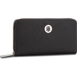 Duży Portfel Damski TOMMY HILFIGER - Th Core Lrg Za Walle AW0AW05751Th 903. Czarne portfele damskie TOMMY HILFIGER, ze skóry ekologicznej. W wyprzedaży za 209,00 zł.