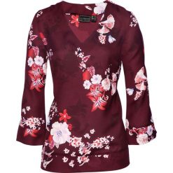 Tunika bonprix czerwony klonowy z nadrukiem. Czerwone tuniki damskie z nadrukiem bonprix. Za 69,99 zł.