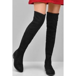 Buty zimowe damskie: Czarne Kozaki Izzy
