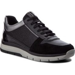 Sneakersy GEOX - D Callyn D D849GD 0EWBC C9999 Black. Czarne półbuty damskie Geox, z zamszu. W wyprzedaży za 239,00 zł.