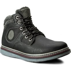 Kozaki GINO LANETTI - MP07-17029-01 Czarny. Czarne buty zimowe męskie marki Gino Lanetti, z materiału. Za 159,99 zł.