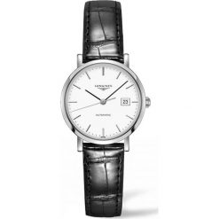 LONGINES Elegant L4.310.4.12.2. Białe zegarki damskie marki LONGINES, ze stali. Za 5850,00 zł.