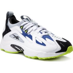Buty Reebok - Dmx Series 1200 Lt DV7537 White/Cloud Gry/Blue/Lime. Białe półbuty męskie Reebok, ze skóry, eleganckie. W wyprzedaży za 269,00 zł.