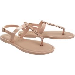 MELISSA 32601 SLIM SANDAL II AD 52932 pink/rose, sandały damskie. Różowe sandały damskie Melissa, bez wzorów, na niskim obcasie, na obcasie, bez zapięcia. Za 279,90 zł.