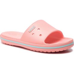 Klapki CROCS - Crocband III Slide 205733 Melon/Ice Blue. Różowe klapki damskie Crocs, bez wzorów, z tworzywa sztucznego, bez obcasa. W wyprzedaży za 119,00 zł.