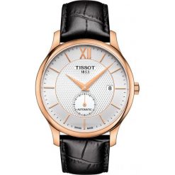 PROMOCJA ZEGAREK TISSOT Tradition Automatic Small Second T063.428.3. Szare zegarki męskie marki TISSOT, ze stali. W wyprzedaży za 2622,40 zł.