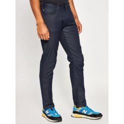 Spodnie materiałowe Emporio Armani 8N1J06 1D0KZ 0941. Niebieskie jeansy męskie Emporio Armani, m, bez wzorów. W wyprzedaży za 399,00 zł.