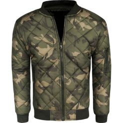 Kurtka męska bomber zielona Recea. Zielone kurtki męskie Recea, xl, moro, z poliesteru, eleganckie, bez kaptura. W wyprzedaży za 63,19 zł.