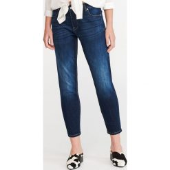 Jeansy boyfriend slim - Granatowy. Jeansy damskie Reserved. Za 119,99 zł.