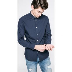 Selected - Koszula. Niebieskie koszule męskie marki Selected, xl, bez wzorów, z bawełny, klasyczne, z klasycznym kołnierzykiem, z długim rękawem. W wyprzedaży za 99,90 zł.