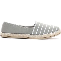Szare Tenisówki Go Girl. Szare buty dziewczęce sportowe Born2be, z materiału, z okrągłym noskiem. Za 29,99 zł.