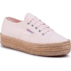 Espadryle SUPERGA - 2730 Cotropew S00CF20 Pink W01. Różowe espadryle damskie Superga, bez wzorów, z tworzywa sztucznego, bez obcasa, na obcasie. Za 299,00 zł.