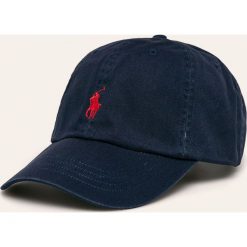 Polo Ralph Lauren - Czapka. Niebieskie czapki męskie Polo Ralph Lauren, bez wzorów, z bawełny. Za 169,90 zł.