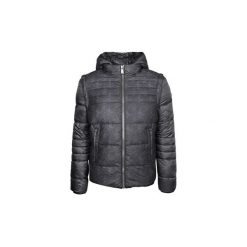 Kurtki pikowane Guess M74L39W9440. Czarne kurtki męskie Guess, xl, z aplikacjami, bez kaptura. Za 389,00 zł.