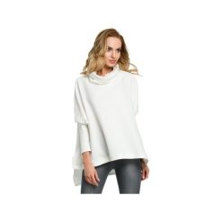 M389 Bluza ecru. Bluzy damskie Moe, s, bez wzorów, z bawełny, bez rękawów, długie, bez kaptura. Za 149,00 zł.