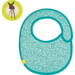 Lassig Śliniak bawełniany wodoodporny Little Monster granat - LTEXBS193. Szare śliniaki marki Lässig, z bawełny. Za 45,05 zł.
