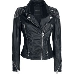 Gipsy Reese SF Kurtka skórzana damska czarny. Czarne kurtki damskie marki Gipsy, s, z aplikacjami. Za 649,90 zł.