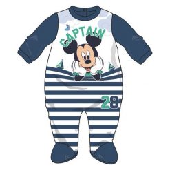 Disney By Arnetta Ubranko Chłopięce Mickey Mouse 56 Niebieskie. Niebieskie kombinezony niemowlęce Disney By Arnetta, z nadrukiem, bez rękawów, bez kaptura. Za 49,00 zł.