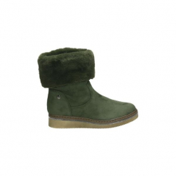 Śniegowce Xti 48445. Zielone buty zimowe damskie marki Xti. Za 307,59 zł.