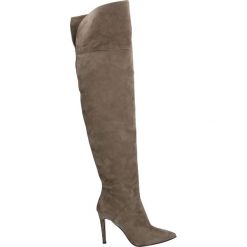 Kozaki - 17613 VEL TAU. Szare buty zimowe damskie Venezia, ze skóry. Za 589,00 zł.