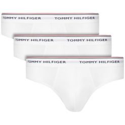 Komplet 3 par slipów TOMMY HILFIGER 1U87903766. Slipy męskie TOMMY HILFIGER, xxl, bez wzorów, z elastanu. W wyprzedaży za 129,00 zł.