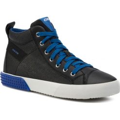 Sneakersy GEOX - J Alonisso B. A J942CA 0BU46 C0245 D Black/Royal. Czarne trampki chłopięce Geox, bez wzorów, ze skóry ekologicznej, bez zapięcia. W wyprzedaży za 219,00 zł.