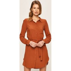 Haily's - Sukienka. Żółte sukienki damskie Haily's, na co dzień, s, bez wzorów, z wiskozy, casualowe, bez kołnierzyka, z długim rękawem, długie, mini, proste. W wyprzedaży za 59,90 zł.
