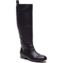 Oficerki JIL SANDER NAVY - JN31007A Nero 999. Czarne kozaki damskie na obcasie marki Jil Sander Navy, ze skóry. Za 2319,00 zł.