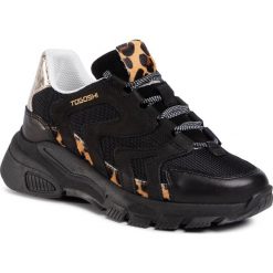 Sneakersy TOGOSHI - TG-22-04-000213 601. Czarne półbuty damskie Togoshi, na co dzień, bez wzorów, ze skóry ekologicznej, bez obcasa, na płaskiej podeszwie, bez zapięcia. W wyprzedaży za 349,00 zł.