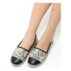 Espadryle damskie: Złote Espadryle Isaia