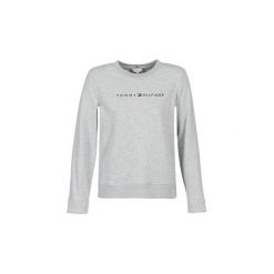 Bluzy Tommy Hilfiger CORP HILFIGER C-NK SWEATSHIRT LS. Szare bluzy damskie TOMMY HILFIGER, s, bez wzorów, bez rękawów, bez kaptura. Za 375,20 zł.