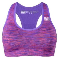 Biustonosze sportowe: GATTA Biustonosz Sport Bra GA 0S Purple Melange r. S