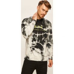 Diesel - Bluza. Czarne bluzy męskie Diesel, xl, z aplikacjami, z bawełny, z okrągłym kołnierzem, bez rękawów, bez kaptura. Za 899,90 zł.