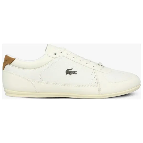Lacoste Evara 319 1 Cma buty męskie, beżowy, rozmiar 43. Brązowe buty sportowe męskie Lacoste, ze skóry, bez zapięcia. W wyprzedaży za 424,99 zł.