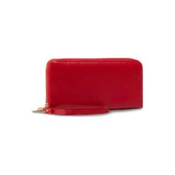 ACCCESSORIES 1W1-027-AW19 Czerwony. Czerwone portfele damskie ACCCESSORIES, bez wzorów, ze skóry ekologicznej. Za 39,99 zł.