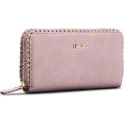 Duży Portfel Damski LIU JO - Xl Zip Around A68174 E0027 Red Sand 61509. Czarne portfele damskie marki Liu Jo, z materiału. Za 299,00 zł.