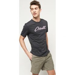 O'Neill Script Koszulka Czarny. Czarne podkoszulki męskie O'Neill, xl, z haftami, z bawełny, bez kołnierzyka, krótkie. Za 68,95 zł.