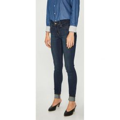Levi's - Jeansy 710. Brązowe jeansy damskie rurki marki Levi's®, z bawełny. Za 329,90 zł.