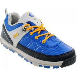 Hi-Tec Buty Turystyczne Mugo Jr Royal/Grey/Orange 32. Pomarańczowe buciki niemowlęce chłopięce Hi-tec, z gumy. W wyprzedaży za 79,00 zł.