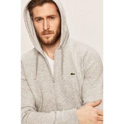 Lacoste - Bluza. Szare bluzy męskie Lacoste, s, bez wzorów, z bawełny, z kapturem, bez rękawów, z kapturem. W wyprzedaży za 359,90 zł.
