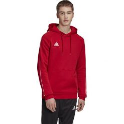 Bluza męska adidas CORE18 HOODY CV3337. Bluzy męskie Adidas, m, bez wzorów, z bawełny, z kapturem, bez rękawów, bez kaptura. Za 115,00 zł.