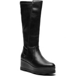 Kozaki IGI&CO - 2177200 Nero. Czarne buty zimowe damskie marki IGI&CO, z materiału. W wyprzedaży za 399,00 zł.