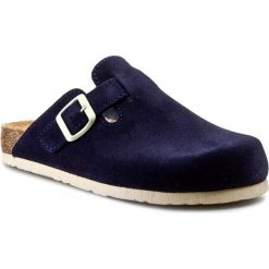 Chodaki damskie: Klapki DR. BRINKMANN - 600354 Azur/Camel