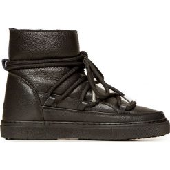 Buty INUIKII SNEAKER FULL LEATHER. Czarne śniegowce damskie Inuikii, ze skóry, bez zapięcia. Za 1230,00 zł.