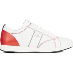 Geox Avery Tenisówki Biały. Białe trampki i tenisówki damskie Geox, bez wzorów, ze skóry, bez zapięcia. Za 464,95 zł.