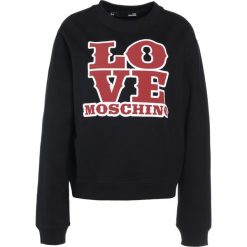 Love Moschino Bluza black. Czarne bluzy damskie marki Love Moschino, z elastanu. W wyprzedaży za 437,40 zł.
