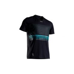 Koszulka tenisowa Light 900 męska. Czarne koszulki męskie ARTENGO, s, bez wzorów, z elastanu, sportowe, bez kołnierzyka, bez rękawów. Za 59,99 zł.