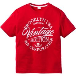 T-shirty męskie: T-shirt Slim Fit bonprix czerwony